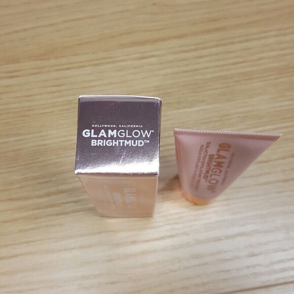 Glamglow Brightmud Dual Action Exfoliating Treatment Mask Travel Mini .5oz - Picture 2 of 4